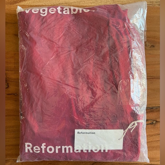 Reformation Rodin Dress (Red) - Picture 15 of 16